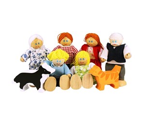 Treleker - Bigjigs Wooden Dollhouse Family - JT117