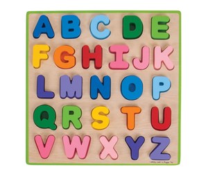 Babyleker - Bigjigs Wooden Alphabet Puzzle 26pcs. - BB055