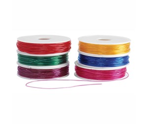 Arts & Crafts - Tilbehør - Colorations - Beading Cord Stretchable Colored 6 Spools 55mtr. - CHCOLORC