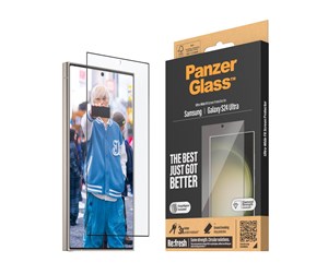 Mobil - Beskyttelsesglass - PanzerGlass Screen Protector Samsung Galaxy S24 Ultra | Ultra-Wide Fit w. EasyAligner - PANZER7352