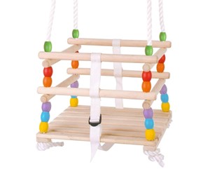 Utendørsleker - Bigjigs Wooden Toddler Swing - BJ771