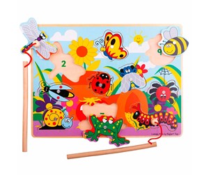 Babyleker - Bigjigs Magnetic Fishing Game Insects - BJ919