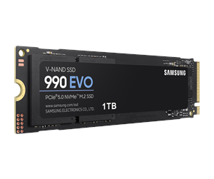 SSD - Samsung 990 EVO SSD - 1TB - PCIe 5.0 - M.2 2280 - MZ-V9E1T0BW