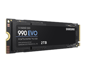 SSD - Samsung 990 EVO SSD - 2TB - PCIe 5.0 - M.2 2280 - MZ-V9E2T0BW