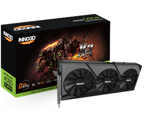 Grafikkort - Inno3D GeForce RTX 4080 SUPER X3 - 16GB GDDR6X RAM - Grafikkort - N408S3-166X-18703552