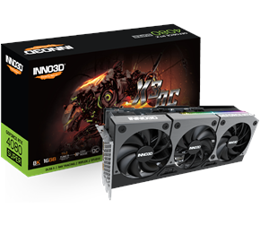 Grafikkort - Inno3D GeForce RTX 4080 SUPER X3 OC - 16GB GDDR6X RAM - Grafikkort - N408S3-166XX-187049N