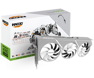 Grafikkort - Inno3D GeForce RTX 4080 SUPER X3 OC White - 16GB GDDR6X RAM - Grafikkort - N408S3-166XX-18703259