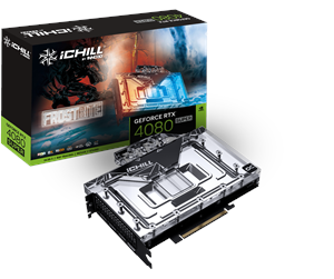 Grafikkort - Inno3D GeForce RTX 4080 SUPER iCHILL Frostbite - 16GB GDDR6X RAM - Grafikkort - C408S-166XX-1870FB