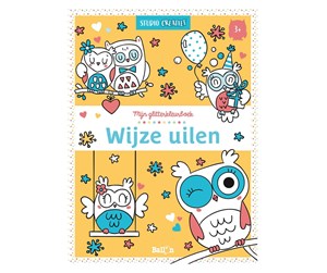 Kreative leker - Wins Holland My Glitter Coloring Book Wise Owls - PT2150