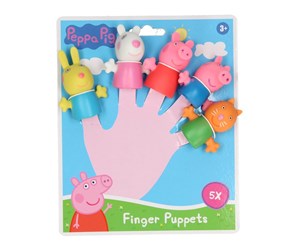 Figurer - Wins Holland Peppa Pig Finger Puppets 5pcs. - WHA339