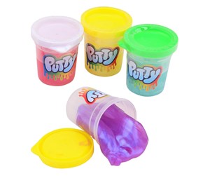 Kreative leker - Johntoy Putty 4-Pack - 24487