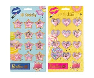 Kreative leker - Besties 3D sticker sheet 12pcs. (Assorted) - 140013