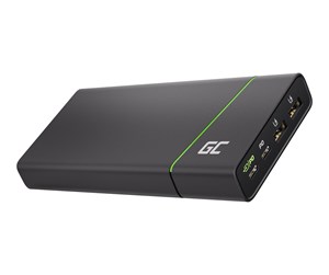 Nødlader - Green Cell PowerPlay 10S Nødlader - Svart - 10000 mAh - PBGC02S