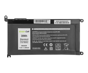 Bærbar PC - Batteri  - Green Cell laptop battery - Li-pol - 3400 mAh - 39 Wh - DE150