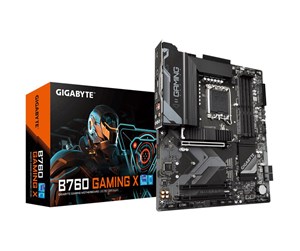 Hovedkort - GIGABYTE B760 GAMING X Hovedkort - Intel B760 - Intel LGA1700 socket - DDR5 RAM - ATX - B760 GAMING X