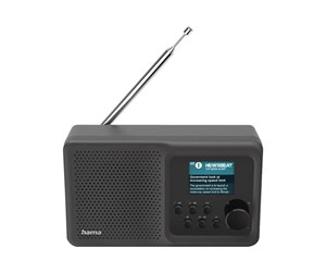 DAB, nettverks- og klokkeradio - Hama DR5BT - internet radio - USB-host Bluetooth - DAB/DAB+/FM - Mono - 00054255