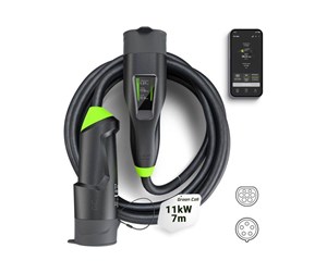 Batteri - Green Cell Habu EV charging station - 7m 2-in-1 with GC App - IEC 60309 - 11 kW - EVGC01