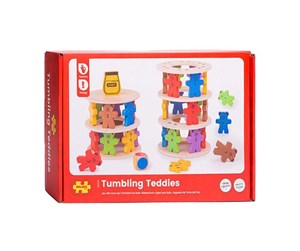 Babyleker - Bigjigs Wooden Stacking Game Teddy Bears. - 33025