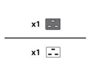 Strømkabel (ekstern) - Lenovo - power extension cable - IEC 60320 C20 to IEC 60320 C19 - 2 m - 4L67A86680