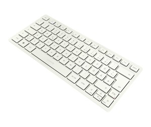 Tastatur - Cherry KW 7100 MINI BT - Tastatur - Tysk - Hvit - JK-7100DE-0