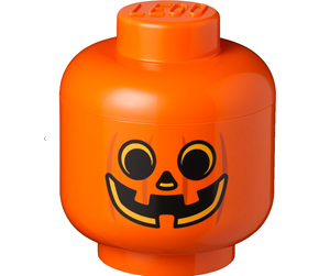 Barnerom - LEGO Storage head, Big - Pumkin - 40320809