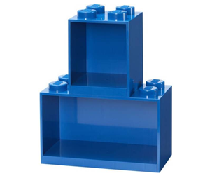 Barnerom - LEGO BRICK SHELF SET - BLUE - 41171731