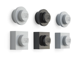 Barnerom - LEGO MAGNET SET - GREY AND BLACK - 43200801