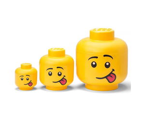 Barnerom - LEGO STORAGE HEAD COLLECTION - SILLY - 43340801