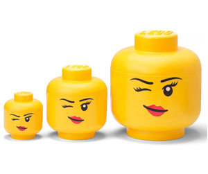 Barnerom - LEGO STORAGE HEAD COLLECTION - WINKING GIRL - 43340802