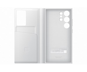 Mobil - Deksel og etui - Samsung Galaxy S24 Ultra Smart View Wallet Case - White - EF-ZS928CWEGWW