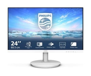 Skjerm - 24" Philips V-line 241V8AW - 1920x1080 - 75Hz - IPS - 241V8AW/00