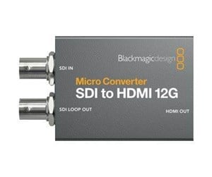 Foto- & Videotilbehør - Blackmagic Micro Converter SDI to HDMI 12G - CONVCMIC/SH12G