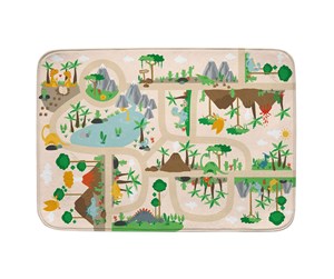 Barnerom - Achoka Dinoworld play mat 100x150cm - 88543