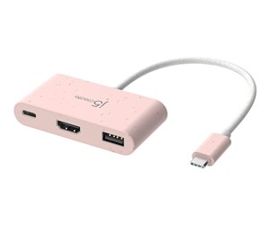 Dokkingstasjon - j5create JCA379ER - docking station - USB-C 3.2 Gen 1 - HDMI - JCA379ER-N