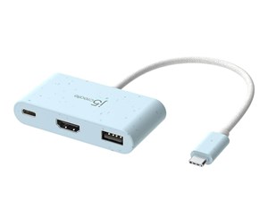 Dokkingstasjon - j5create JCA379EC - docking station - USB-C 3.2 Gen 1 - HDMI - JCA379EC-N