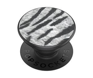 Mobil - Andre tilbehør - PopSockets Faux Leather Zebra - 802441