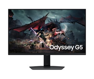 Skjerm - 27" Samsung Odyssey G5 S27G50 - 2560x1440 - 180Hz - IPS - HDR400 - LS27DG500EUXEN