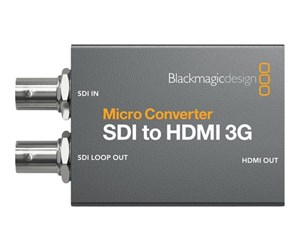 Foto- & Videotilbehør - Blackmagic Micro Converter HDMI to SDI 3G - CONVCMIC/SH03G/WPSU