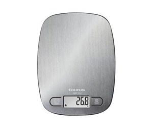 Kjøkkenvekt - Taurus Kjøkkenvekt Easy Inox - kitchen scales - stainless steel/black - 990719000