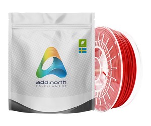 Filament - 3D Printer - ADDNORTH PETG - red - PETG filament - ANPE17RED