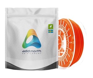 Filament - 3D Printer - ADDNORTH PETG - lucent orange - PETG filament - ANPE17LOR