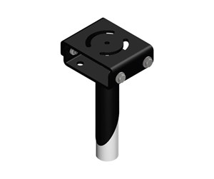 Veggmontering, AV-braketter & AV-møbler - Gamber-Johnson LLC Gamber-Johnson Center-Mounted Upper Pole - mounting component - black powder coat - 7160-0177