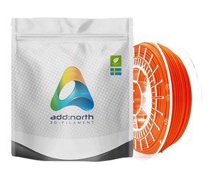 Filament - 3D Printer - ADDNORTH E-PLA - lucent orange - PLA filament - ANEP17LOR