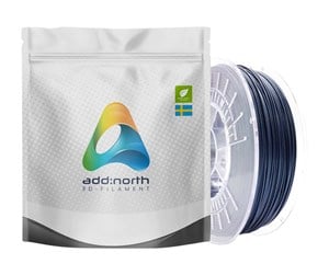 Filament - 3D Printer - ADDNORTH E-PLA - glitz sapphire - PLA filament - ANEP17GSP