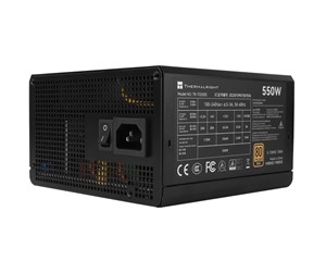 Strømforsyning (PSU) - Thermalright TG S (Non-Modular) Svart - Strømforsyning (PSU) - 550 Watt - 120 mm - ATX 3.0 - 80 Plus Gold sertifisert - TR-TG 550S