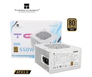 Strømforsyning (PSU) - Thermalright TG S (Non-Modular) Hvit - Strømforsyning (PSU) - 550 Watt - 120 mm - ATX 3.0 - 80 Plus Gold sertifisert - TR-TG 550S-W