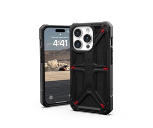 Mobil - Deksel og etui - UAG Monarch - kevlar black - iPhone 15 Pro - 114278113940