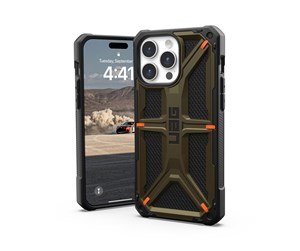 Mobil - Deksel og etui - UAG Monarch - kevlar element green - iPhone 15 Pro Max - 11429811397B