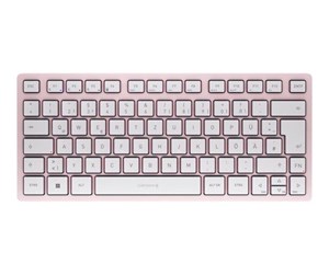 Tastatur - Cherry KW 7100 MINI BT - Tastatur - Tysk - Rosa - JK-7100DE-19