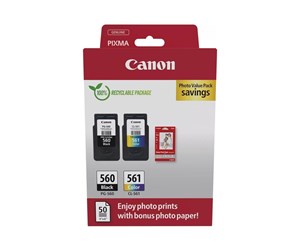 Papir, Fotopapir & Etiketter - Canon PG-560/CL-561 / 3713C008 Value Pack - 3713C008